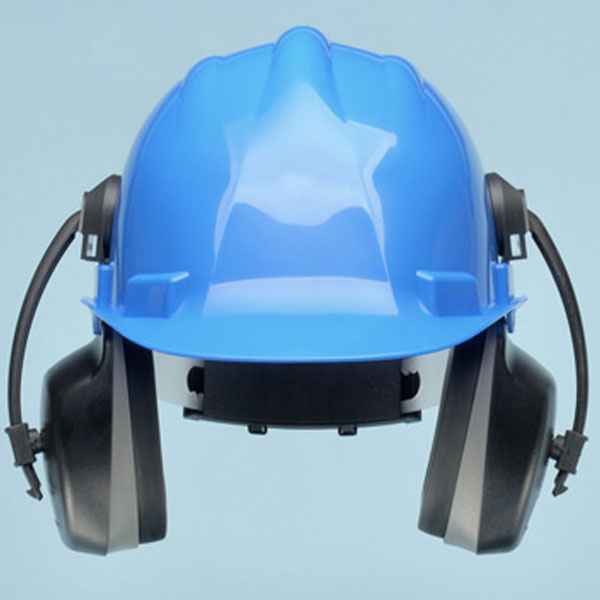 Ear Muff Attachment for Safety Helmet