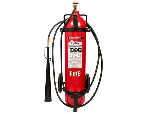 22.5 Kgs Trolley Mounted CO2 Type Fire Extinguishers