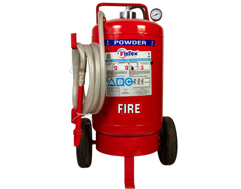 50 kg BC/ABC Trolley Mounted Fire Extinguisher
