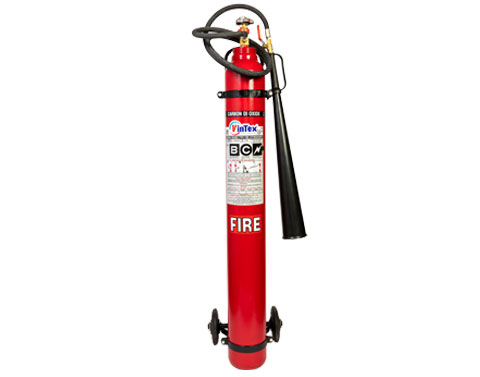 9 Kgs Trolley Mounted CO2 Type Fire Extinguishers