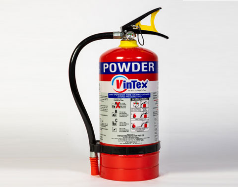 4 Kg ABC Powder Fire Extinguisher for Class A, B, C