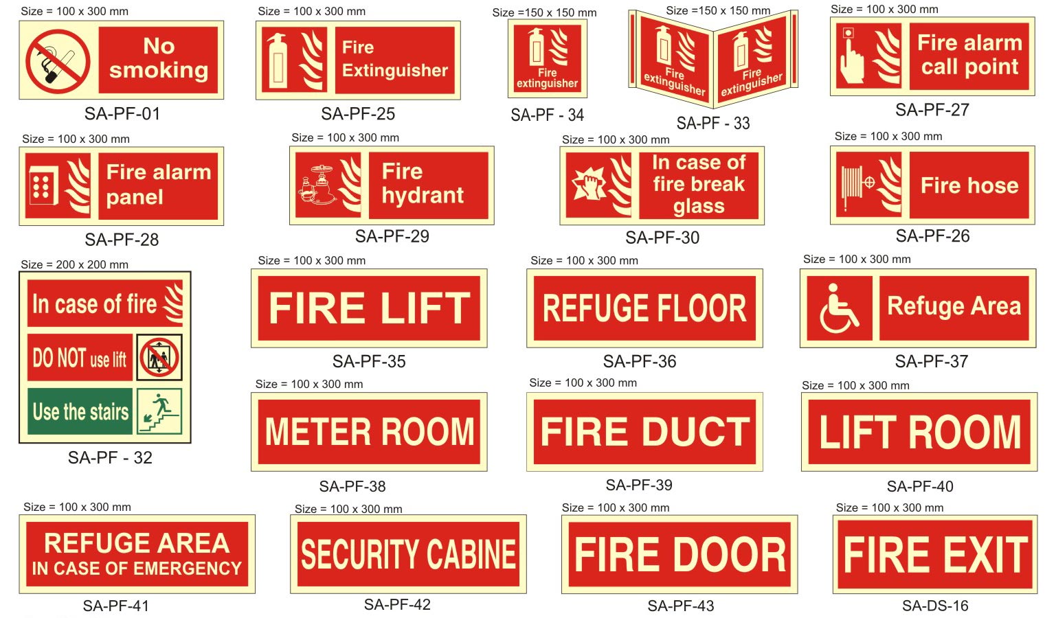 Signages Fire Extinguisher Manufacturer Mumbai Suppliers Exporters 