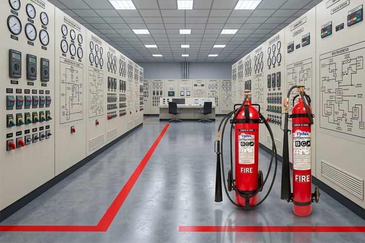 CO2 Type Fire Extinguishers MS  Seamless / Almunium