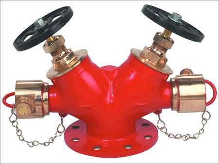 Double Outlet Type B Gun Metal ISI Marked Fire Hydrant Valve
